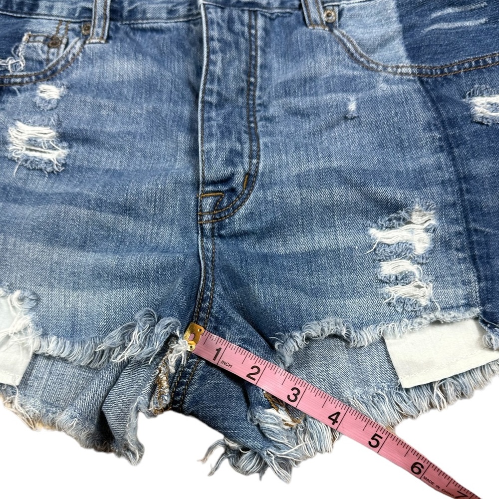 AMERICAN EAGLE OUTFITTERS: Vintage Hi-Rise Festival Denim Shorts- Size 12 - Picture 14 of 14